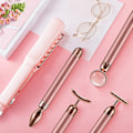 Miniatyrbillede 4 af 4: 4-i-1 Puls Ansigtsmassager, Elektrisk Jade Roller Ansigtsmassager Rose Quartz