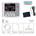 Miniatyrbillede 1 af 5: Intelligent Drypvanding Vandpumpe Timer System Have Automatisk Vandingsenhed Solenergi Opladning Potteplante double pump 10m gray