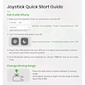 Miniatyrbild 5 av 5: Yao L1 Pro Mobile Game Controller Joystick For Iphone (ios 13.4 Or Later, For Ios Mobile Games) White