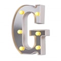 Miniatyrbillede 2 af 5: LED Marquee Bogstav Lys 26 Alfabet Lysende Bogstaver Skilt Perfekt Til Natlys Bryllup Fødselsdagsfest Julelampe Hjemmebar Dekoration B09 G
