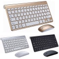 Miniatyrbild 2 av 2: 2.4g Wireless Keyboard And Mouse Portable Mini Keyboard And Mouse Combo Set Suitable For Notebook golden