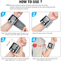 Miniatyrbild 5 av 5: Automatic Digital Wrist Blood Pressure Monitor Heart Beat Upper Lcd Counter