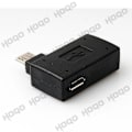 Miniatyrbild 4 av 4: Micro Usb Otg 90 Degree Adapter For Fire Stick Tv Snes Mini Classic Nes Mini With Power Supply, Left / Right Corner 2 IN1 OTG ADAPTER X1