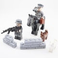 Miniatyrbild 4 av 4: Military Building Blocks Set Small Particles Assembled Building Blocks Minifigure Boy Children's Toys