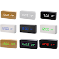 Miniatyrbild 1 av 4: 2022 New Simple Square Alarm Clock (display Time, Date And Temperature) In Various Colors