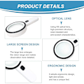 Miniatyrbild 3 av 4: Magnifying Glass With 12 Led Lights, 30x Double Glass Lens Handheld Illuminated Magnifier