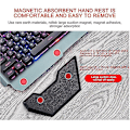 Miniatyrbild 4 av 5: Desktop Laptop Mechanical Keyboard Rgb Led Backlight Plug And Play Ergonomic Design Waterproof Gaming Keyboard Rgb Backlight Black