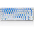 Miniatyrbillede 1 af 3: Qwert Ak33 Mekanisk Tastatur 82-tasters Anti-ghosting Gaming Tastatur Blå/sort