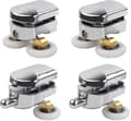 4pcs 23mm Shower Door Rollers Sliding Shower Doors Wheels Replacement Roller Runner Wheel (2 To