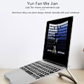 Miniatyrbild 3 av 4: Aluminum Foldabletablet Stand Anti-skid Cooling Non-slip Notebook Holder Riser