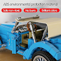Pikkukuva 4 / 4: Sembo T38a Klassinen Auto Vintage Rakennuspalikat Malli Moc Tiilet Lapset Retro Ajoneuvo Lelut Pojille Lasten Syntymäpäivälahjat Ei Alkuperäistä Laatikkoa