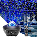 Miniatyrbilde 1 av 5: Galaxy Projektor, Stjernelys Projektor LED Lys Soverom Med Bluetooth