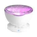 Miniatyrbillede 2 af 5: LED Projektorlampe, Ocean Waves Projektor Natlampe med Fjernbetjening, Timer / 7 Farvetilstande / 6 Musiklyde, Til Soveværelse / Børn / Jul / Gave