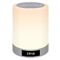 Miniatyrbild 1 av 5: Portable Bluetooth Speaker Dimmable Smart Touch, Led Colorful Night Light(white)