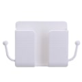 Miniatyrbild 1 av 3: 2pcs Wall Mounted Mobile Phone Holder Charging Stand Rack Shelf Self Adhesive Mounts White