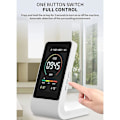 Miniatyrbillede 5 af 5: Co2 Måler Indendørs Luftkvalitetsmonitor, 3 I 1 Smart Co2 Detektor, Temperatur- og Relativ Luftfugtighedsdetektor, Co2 Sensor Til Soveværelse Bil Kontor