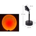 Miniatyrbild 2 av 5: 180 Degree Rotation Sunset Lamp,romantic Visual Sunset Projection Lamp,with Usb color 2