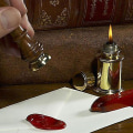 Miniatyrbilde 4 av 4: Retro Klassisk Alfabet Initial Seglvoks Seglstempel Invitasjoner Bokstav A-z
