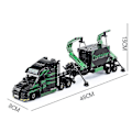 Miniatyrbillede 1 af 5: 1202 stk. Teknisk Lastbil By Ingeniørmodel Byggeklodser Mark Container Konstruktionsbiler Klodser Legetøj Børn Børnegaver Ingen Original Æske