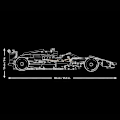Pikkukuva 2 / 3: Formula 1 -kilpa-automallin rakennuspalikat Tiililelusetti Lahjat Lapsille Pojille Tytöille