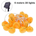 Miniatyrbild 1 av 4: Halloween Decor Pumpkin String Lights, Solar String Light style 1