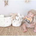 Miniatyrbilde 2 av 3: Ins Oppbevaringskurv Baby Bleier Klær Leker Sorteringspose Sengetøy Oppbevaring Flerbruks Oppbevaringspose, L Størrelse multiple bears
