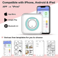 Miniatyrbild 2 av 5: Mini Pocket Sticker Printer, Bluetooth Wireless Portable Mobile Printer Machine Thermal Printer For Notes, Memo, Photo, Pocket Label Receipt Printer C option 5