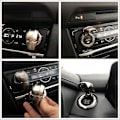 Miniatyrbild 4 av 5: 3d Car Engine Ignition Start Stop Push Button Switch Replacement Start Stop Trim Protection Ring Cover Auto Decorative Accessories Matte Silver