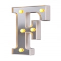 Miniatyrbillede 2 af 5: LED Marquee Bogstav Lys 26 Alfabet Lysende Bogstaver Skilt Perfekt Til Natlys Bryllup Fødselsdagsfest Julelampe Hjemmebar Dekoration B09 F