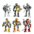 Miniatyrbillede 2 af 2: Star Warrior Soldiers Superhero BREEZ Robot Action Figurer Klodser