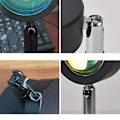 Miniatyrbild 5 av 5: 180 Degree Rotation Sunset Lamp,romantic Visual Sunset Projection Lamp,with Usb color 2