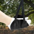 Miniatyrbild 2 av 4: Footrest Portable Hanging Fabric Adjustable Foot Hammock For Flight