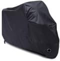 Motorcycle Cover Waterproof, Cold And Weather Resistant 190t Black Protects From Dust