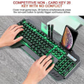 Miniatyrbild 3 av 5: Desktop Laptop Mechanical Keyboard Rgb Led Backlight Plug And Play Ergonomic Design Waterproof Gaming Keyboard Rgb Backlight White