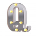 Miniatyrbillede 1 af 5: LED Marquee Bogstav Lys 26 Alfabet Lysende Bogstaver Skilt Perfekt Til Natlys Bryllup Fødselsdagsfest Julelampe Hjemmebar Dekoration B09 Q