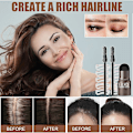 Miniatyrbild 3 av 4: Eyebrow Stamp Shaping Kit Reusable Makeup Brow Powder Stencil Portable Waterproof Cosmetic Set Medium Brown