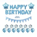 Birthday Party Balloon Banner, Balloon Set (blue)