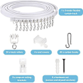 Miniatyrbild 3 av 5: Flexible Ceiling Curtain Track 1 meter