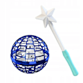 Miniatyrbild 2 av 3: Flynova Pro Flying Ball Toy 360 Hand-controlled Flying Ball Toy Built-in Rgb Light Magic wand 81*26.5*205mm