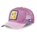 Pikkukuva 1 / 4: Mikki Snapback puuvillainen baseball-lippis & Dad Mesh / Trucker-hattu TITI PINK