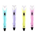Miniatyrbild 1 av 4: 3D Printing Doodle Pen with LCD Screen & Filaments yellow
