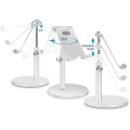 Miniatyrbild 4 av 4: Adjustable Tablet/phone Stand, Telescopic Adjustable Ipad Stand Holder,universal Multi Angle Aluminum Stand Compatible With Iphone Smart Cel