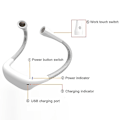 Miniatyrbild 2 av 4: Led Book Light Rechargeable Neck Reading Light, With Flexible Arm