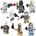 Miniatyrbild 1 av 5: 8pcs Imperial Commando Tank Soldier Puzzle Assembled Building Block Minifigure Toy