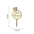 Miniatyrbild 1 av 4: Rose Gold Bride To Be Cupcake Toppers For Wedding Cake Decoration Bridal Shower Hen Party Cupcake Topper Cake Decorating Supply Just engaged