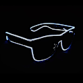 Pikkukuva 3 / 3: Neon Rave Glow LED-lasit White