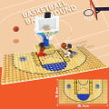 Miniatyrbild 3 av 4: Nba Basketball Court Building Blocks Star Jordan Kobe Minifigure Puppet Ornament Building Blocks C