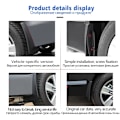 Pikkukuva 5 / 5: Volvo S80 S80L 2007 2008 2009 2010-2016 roiskeläpät, suojat, lokasuojat, auton lisävarusteet, etu- ja takaosat, 4 kpl