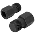 Miniatyrbillede 10 af 11: Sort M18x1,5 mm Metal Oxygen Sensor Trådrenser Professionelt Tændrørsgevind Reparationsværktøj til Bil