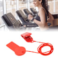 Miniatyrbillede 5 af 5: 2-pak Løbebånds Sikkerhedsnøgle Udskiftning - Nødstopkontakt & Lås - Røde Rektangulære Sikkerhedsklips (28x43) 2pcs Red